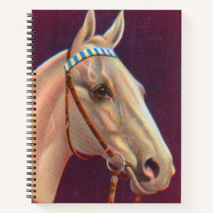 Carnet beau cheval blanc