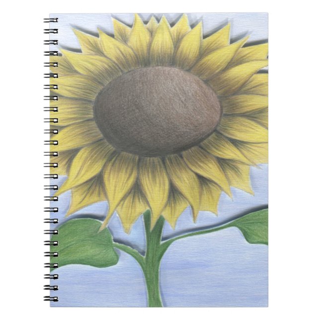 Carnet Beau Dessin De Tournesol (Devant)