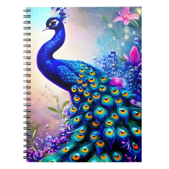 Carnet Beau Imaginaire Peacock (Devant)