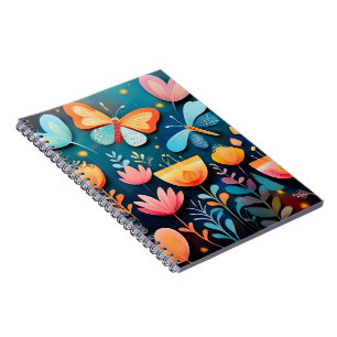 Carnet Beau Jardin aux papillons