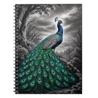 Carnet Beau Paon Mystique
