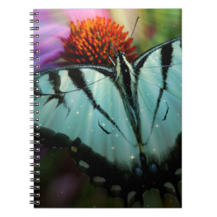 Carnet Beau papillon Turquoise Swallowtail