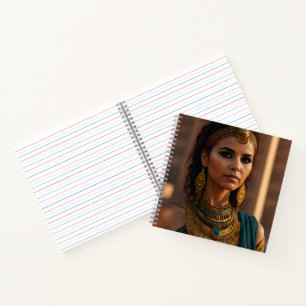 Carnet Beau portrait de femme égyptienne