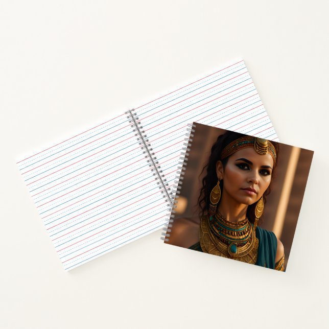 Carnet Beau portrait de femme égyptienne (Intérieur)
