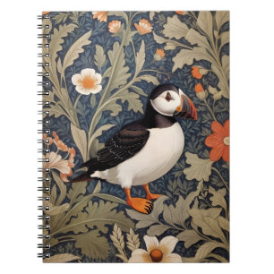 Carnet Beau Puffin William Morris Inspiré