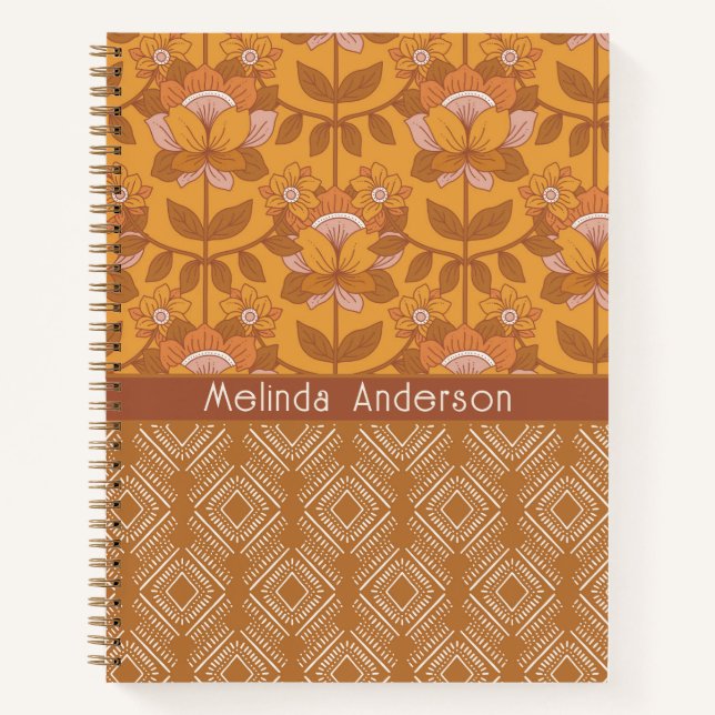 Carnet Beauté naturelle Automne Terre Toned Deluxe (Devant)