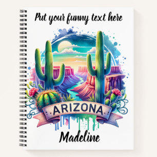 Carnet Beauté vibrante du désert de l'Arizona