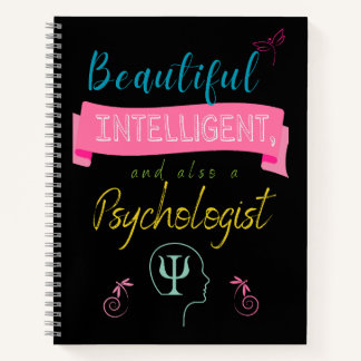Carnet Beautiful and intelligent Psychologist Notebook
