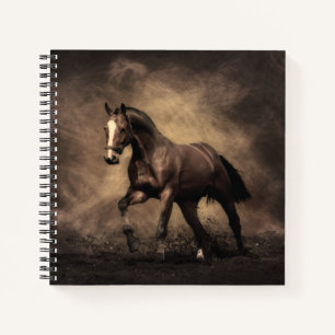 Carnet Beautiful horse throw pillow