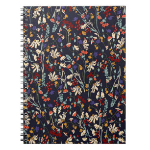 Carnet Beautiful vintage Floral pattern in the many kind