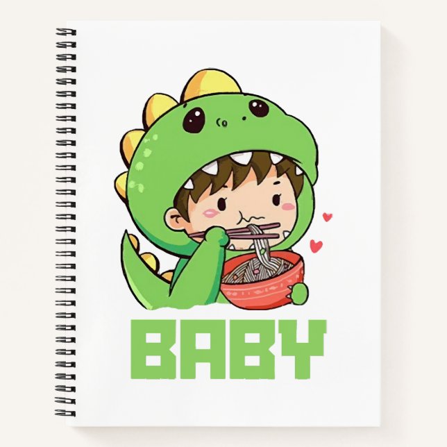 Carnet bébé godzilla (Devant)