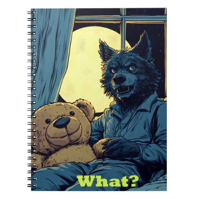 Carnet Bébé Loup-Garou ! (Devant)