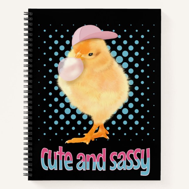 Carnet Bébé mignon et sassy (Devant)