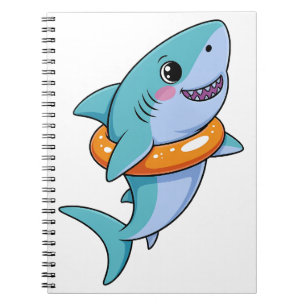 Carnet Bébé Requin Mignon Avec Flotteur Enfants
