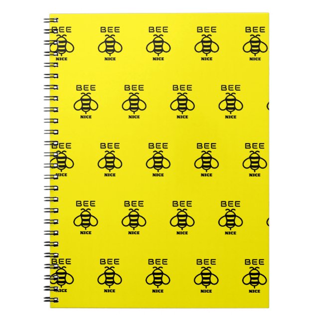 Carnet Bee Nice with Minimal Design (Devant)