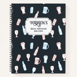 Carnet Beers Rustic Hand Drawn Whimsical Beer Recipe