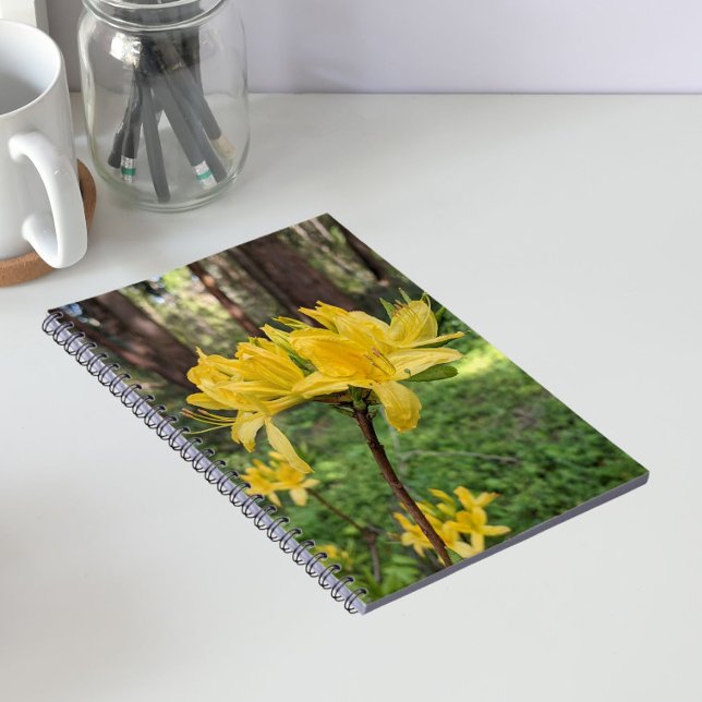 Carnet Belle Azalée Jaune Florale (In Situ)