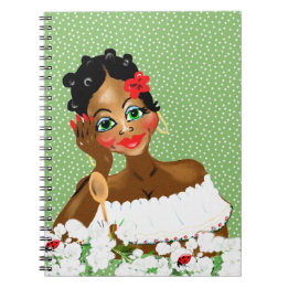 Carnet Belle Caraïbes Cook Nana cadeaux d'illustration