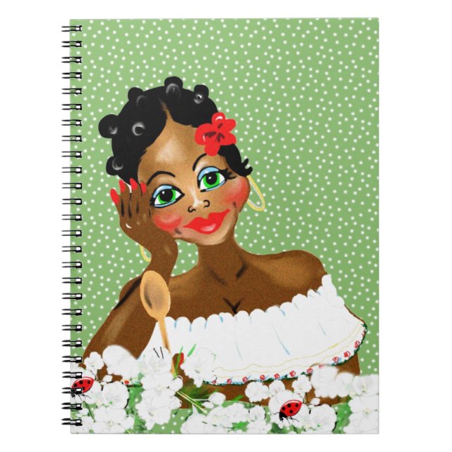 Carnet Belle Caraïbes Cook Nana cadeaux d'illustration (Devant)