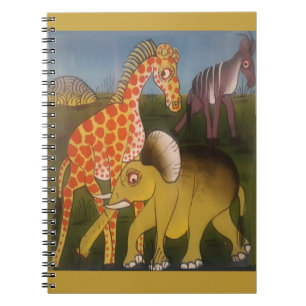 Carnet Belle couleur safari animal sauvage d'Afrique Extr