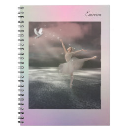 Carnet Belle danseuse de ballet fée Stardust Stars rose