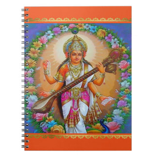 Carnet Belle déesse Saraswati