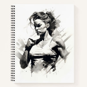 Carnet Belle Dessin De Femme De Bodybuilder Femme