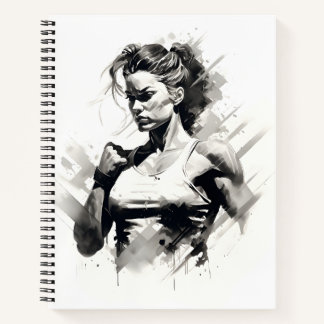 Carnet Belle Dessin De Femme De Bodybuilder Femme