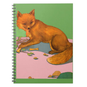Carnet belle impression de renard