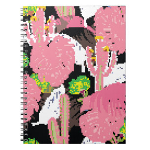 Carnet Belle pâle pâle couleur pastel tropicale de nuit