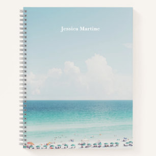 Carnet Belle plage Photographie Cool Blue Ocean Skies
