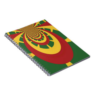 Carnet Belle Rasta Extraordinaire Couleurs Art Imprimer