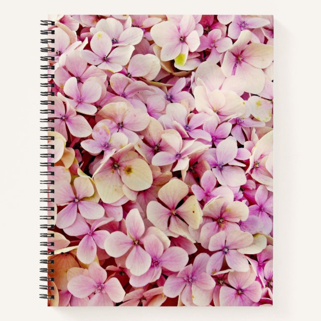 Carnet Belles fleurs d'Hydrangée (Devant)