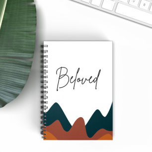 Carnet Beloved Burnt Orange Mountain Christian Faith
