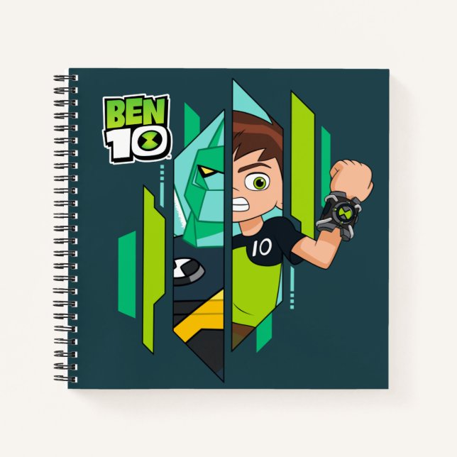 Carnet Ben 10 Transformation de l'ADN de Diamondhead (Devant)