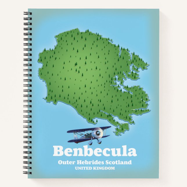 Carnet Benbecula Hébrides extérieures Écosse (Devant)