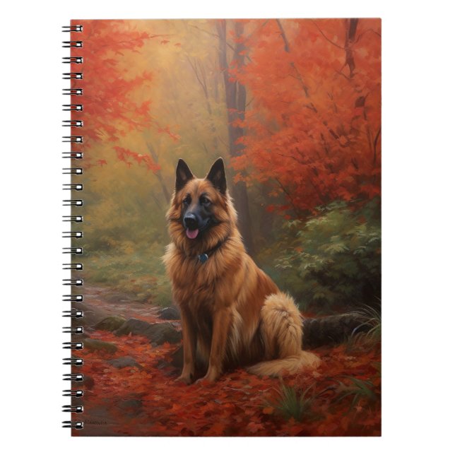 Carnet Berger belge en automne Leaves automne Inspire (Devant)