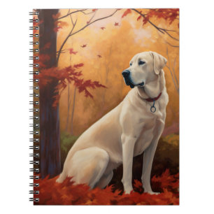 Carnet Berger d'Anatolie en Automne Les Feuilles Qui Tomb
