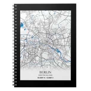 Carnet Berlin Deutschland Allemagne Plan de la ville Amat