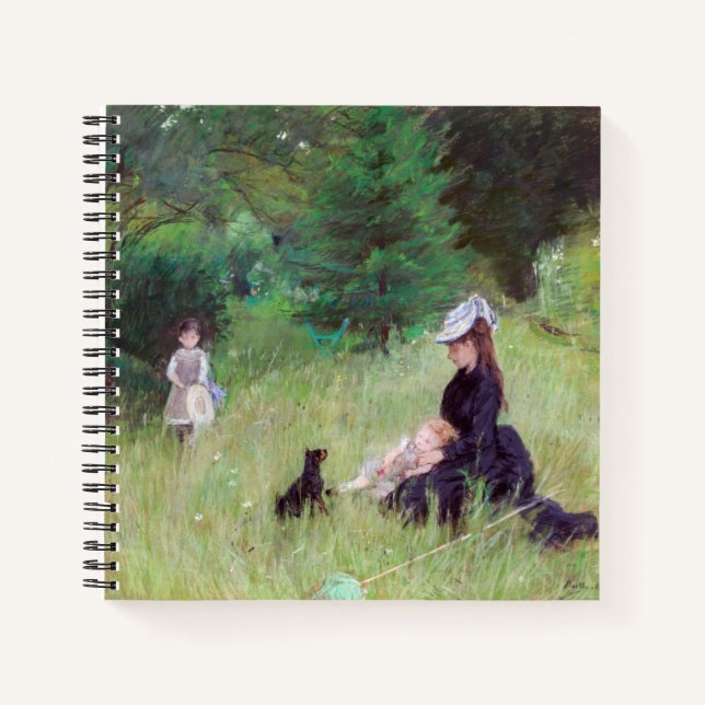 Carnet Berthe Morisot - Dans un parc (Devant)