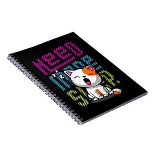 Carnet Besoin de plus de sommeil Funny Cat expression d