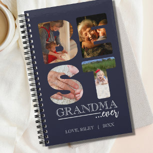 Carnet Best Grandma Ever Photo Gift