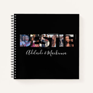 Carnet Bestie personnalisée BFF Best Friends Photo Colla