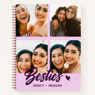 Carnet Bestie personnalisée pour toujours Photo Collage S