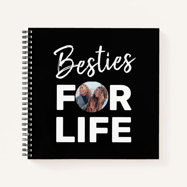 Carnet Besties Moderne BFF Best Friends Photo Fun Anniver (Devant)