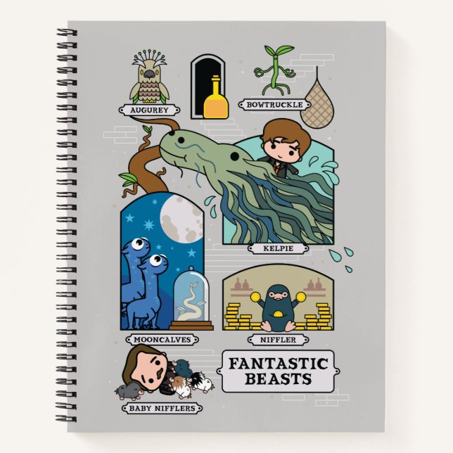 Carnet Bêtes De Cartoon Dans Les Habitats (Devant)