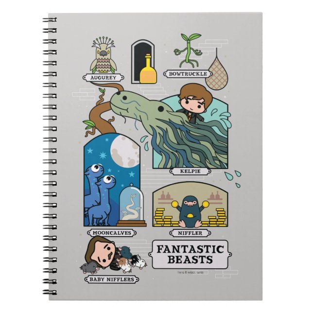 Carnet Bêtes De Cartoon Dans Les Habitats (Devant)