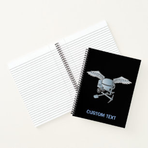 Carnet Béton bleu-gris