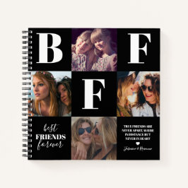 Carnet BFF Besties Photo Collage noir
