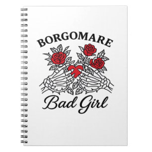 Carnet Bgm Bad Girl II Classic - Squelette Mains de coeur